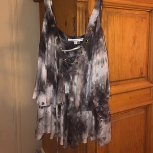 Gray Tie Dye tank top